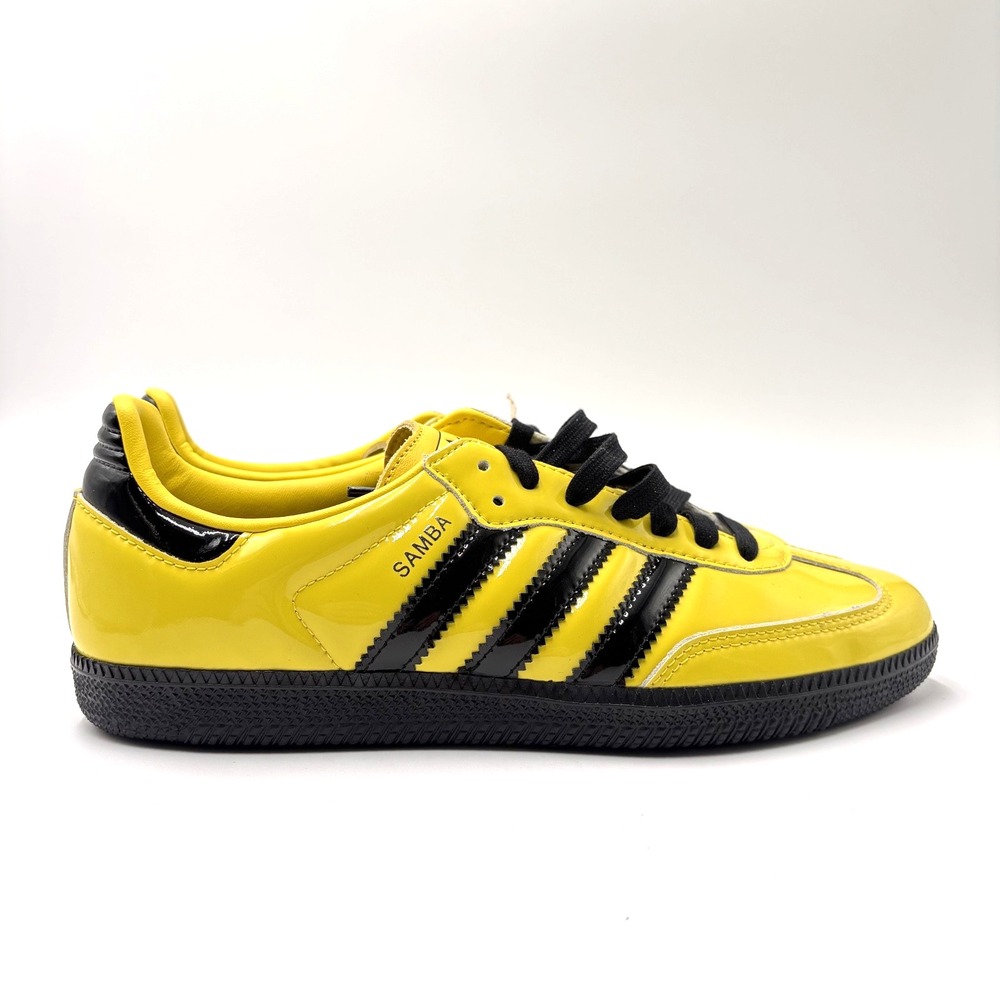 Adidas Originals Women's Samba OG JR8749 Yellow/Core Black Size 7